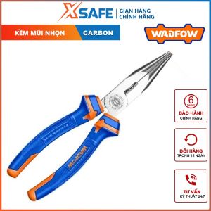 Kìm mũi nhọn mỏ dài cao cấp WADFOW 6" 8" kềm thép Cr-V chống rỉ sét cong vênh tay cầm cách điện tiết kiệm 30% sức lực