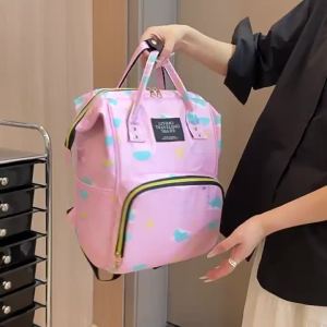 Multi-functional large-capacity mommy bag new model from the manufacturer Oxford water-resistant convenient double-shoulder mommy bag