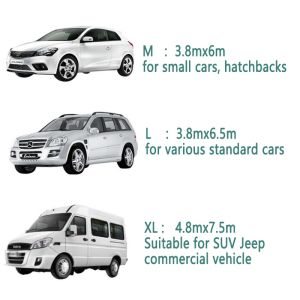 Universal Disposable Car Cover Transparent Suv Dustcover Waterproof Plastic Dustproof Car Protective Cover