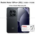 Redmi Note 15Pro+ 5G12GB | 512GB | NFC | Support eSim | 6500mah| 2 Year Xiaomi Warranty. 