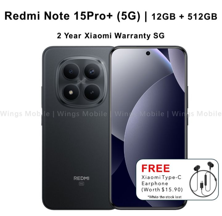 Redmi%20Note%2015Pro+%205G12GB%20%7C%20512GB%20%7C%20NFC%20%7C%20Support%20eSim%20%7C%206500mah%7C%202%20Year%20Xiaomi%20Warranty%20-%20Image%204