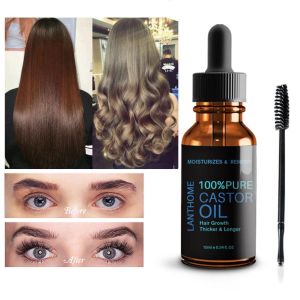 Natural Castor Oil 7 Days Eyelash Growth Serum Eyebrow Enhancer Natural Eyelashes Longer Fuller Thicker Treatment Eye Lashes Serum Mascara Eyelash Growth Serum