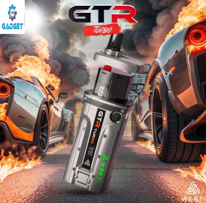 WERTI GTR TURBO 12000 PUFF DISPOSABLE POD ENGINE DESIGN READY STOCK ...