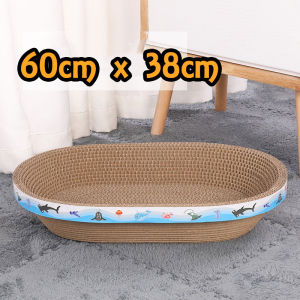 Round Cat Scratch Bowl Cat Scratcher Cat Bowl Cat Papan Pencakar Kucing Mangkuk Besar Kucing tidur main