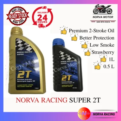 Norva Motor Norva Racing Super 2T 1L Motorcycle Oil Minyak 2T Pennzoil Rx 2T