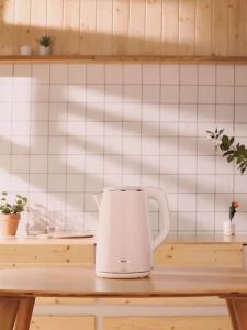 Water Boiler Water Kettle Electric Kettles Water Heater Kettle Thermal Insulation Constant Temperature Kettle Automatic Power off Dormitory Office Travel Electric Kettle Stainless Steel