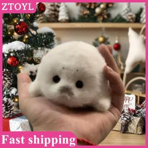 ZTOYL💝 Cute Baby Seal Doll Plush Toy Pendant Simulation Ocean Toy Souvenir Seal Pendant Gift Doll Bag Pendant