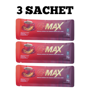 KOPI GMAX EXTRA GINSENG MERAH COFFE PRIA KUAT PERKASA TAHAN SEMALAM G MAX