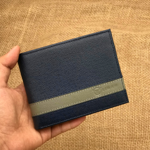 Ví nam khắc tên theo yêu cầu da bò thật Taiga cao cấp LIDAN bóp dáng ngang có hộp vintage kèm thiệp đẹp làm quà tặng LD17