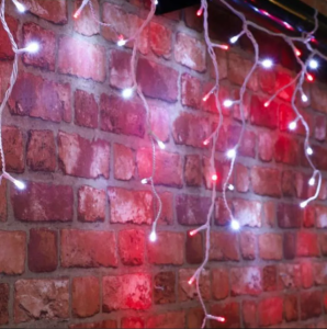 Lampu Tirai Tumbler 100 LED / Dekorasi Hiasan Natal Lampu Hiasan