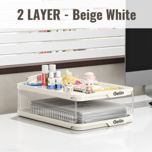 SAVE Multi-Layer Paper Tray Stackable File Organizer Document Storage Rack Office Desk Organizer Rak Dokumen STA08