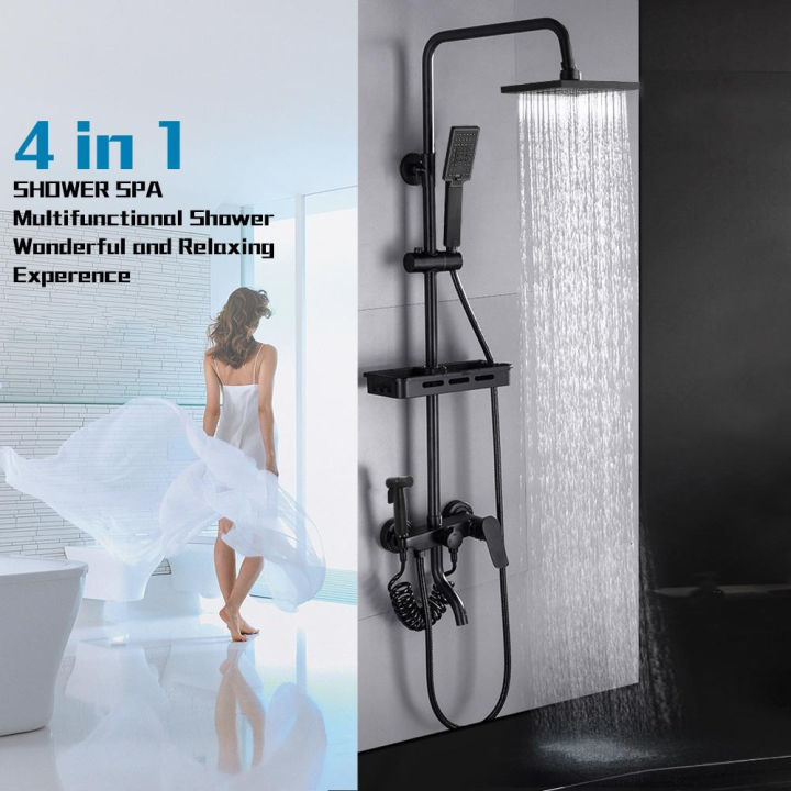 SUS304%204%20In%201%20Matte%20Black%20Shower%20Faucet%20-%20Hot%20Cold%20Water%20Rainfall%20Shower%20Set%20with%20Handheld,%20Water%20Saving%20Durable%20Anti-Rust%20Bathroom%20Fixture%20for%20Philippine%20Homes%20-%20Image%204