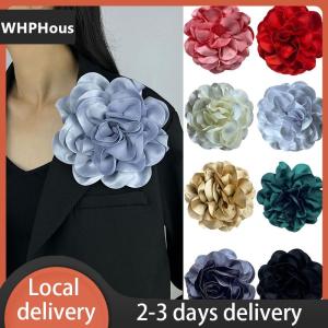 [COD] WHPHous Ship within 24 hours 11cm Multi-layer Flower Suit Sweater Coat Brooch Clip Handmade Lapel Pin Badge Brooches For Womens Fashion Accessories