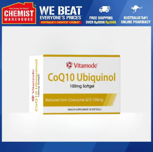 [ ORIGINAL Import ] VIE COENZYME Q10 UBIQUINOL 100MG SOFTGEL 30S