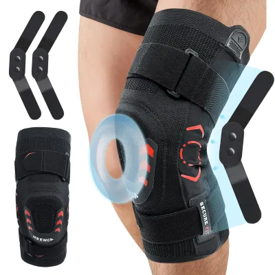 NEENCA Professional Hinged Knee Brace Knee Supporter for Knee Pain with Side Stabilizers & Patella Gel Pad for Arthritis Meniscus Tear Injury Recovery Knee Pain Relief ACLSports