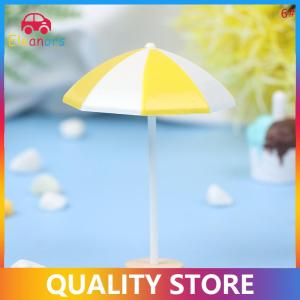 [Eleanor] 1:12 Dollhouse Mini Seaside Beach Decor Beach Umbrella Parasol Bucket Doll Toy