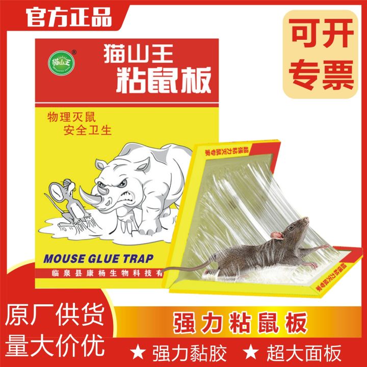 猫山王 粘鼠板老鼠贴加大加厚家居日用 捕鼠器电商版Sticky mouse board | Lazada