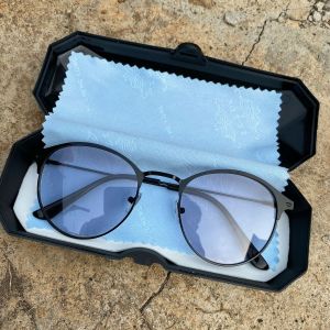 Kacamata Anti Radiasi Lensa Photocromic Wanita Pria Fashion 2 in 1 Besi Frame Silau Anti Sinar Matahari