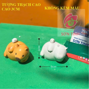 Tượng tô màu CÔNG CHÚA DISNEY BỘ 2 thạch cao trắng (Không kèm màu) luyện vẽ decor