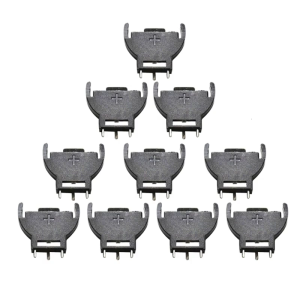 Pack of 10 CR2032 Holder Cell Button Socket Holder for Case CR2032 Half-Round Cell Hold