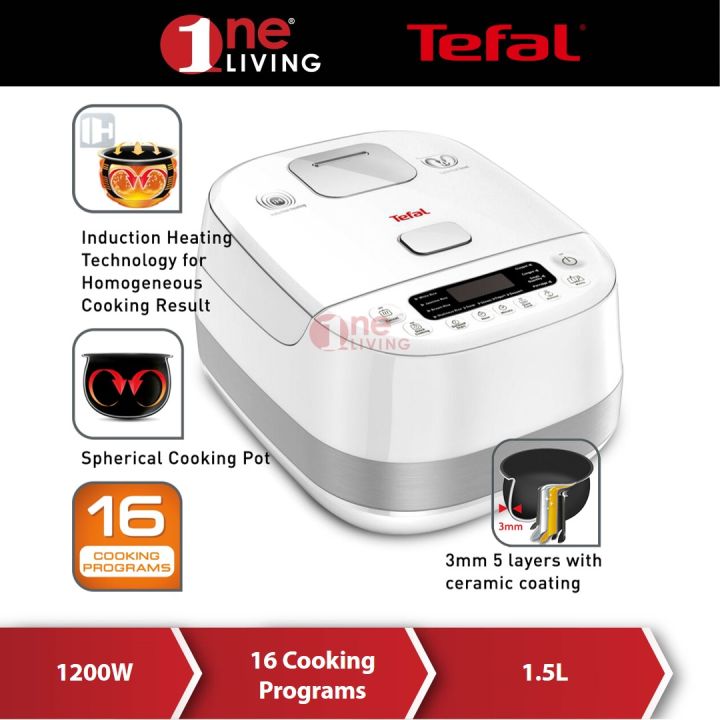 Tefal Induction Rice Cooker 1.5L RK808 | Lazada