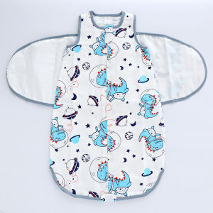 Topstudio BabyGo Pure Cotton Soft Comfy Baby Girls Boys Swaddle Wrap Envelope for Infant Parisarc Sleeping Bag Adjustable Swaddle Blanket