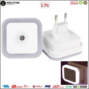 Lampu Tidur LED Kotak Dengan Sensor Cahaya Hias Lorong Dekorasi Rumah Ruangan Sleep Night Light Square