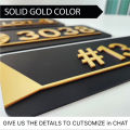 UMAKE Simple Customize Acrylic House Number Plate Tanda Rumah 家用门牌 Personality Room Number Office Signage modern sign. 