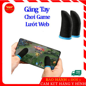 [Giá sỉ] Bộ bao 2 ngón xỏ găng tay chơi Game Mobile chống mồ hôi bằng sợi carbon tăng độ cảm ứng co giãn tốt gamming pubg liên quân