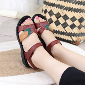 รองเท้าผู้หญิง รุ่น รัดส้น-เปีย3สี ส้นหนา 3cm ยาง PVC พื้นนิ่ม ใส่สบายเท้า พื้นยางกันลื่น คุณภาพดี