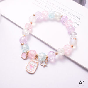 [haoh] Cute Popcorn Beads Bracelet Friendship Bracelets For Girls Pendant Bracelet Jewelry Accessories
