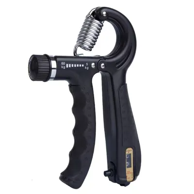 Adjustable Resistance Hand Grip 5-60KG Gripper Wrist Arm Forearm Strengthener Exercise Power Fitness Finger Strength Trainer With Counter Portable Grip Strength Device 握力器可调节