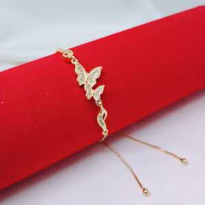 Gelang Serut Wanita Aksesoris Fashion Awet Tahan Lama Anti Karat Cocok Untuk Harian G2-1E