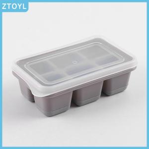 ZTOYL 6-grids Ice Ball maker moldes de silicona BPA Free With Removable Lids Silicone Mold Ice Cube Trays Ice Cube Mold Kitchen Acces