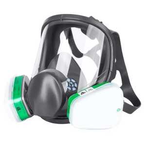 COD KIRIM CEPAT Masker Gas Beracun Kimia Respirator Mask Full Face N95 2011 Cotton Filter - 6800