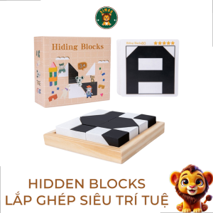 Đồ chơi trí tuệ Hidden Blocks Simba Shop Rèn Tư Duy Kích Thích Sáng Tạo Cho Bé 3+