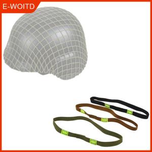 【E-WOITD】 1ชิ้นสายรัดหมวกกันน็อคยุทธวิธีสายรัดหมวกกันน็อคกลางแจ้งสะท้อนแสงแถบยางยืดสำหรับหมวกกันน็อค M88 Mich อุปกรณ์เสริมสำหรับล่าสัตว์