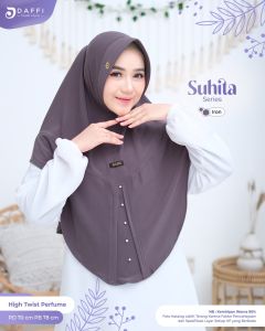Hijab terbaru Daffi 2024 Kode Suhita hijab instant cantik dan simple promo sale