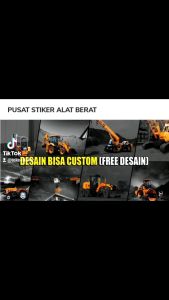 Stiker Cat D6D Caterpillar: Desain & Aksesoris