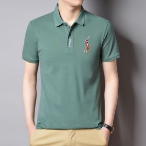 ZITY Original Paul Mens Summer Short-sleeved T-shirt Three-dimensional Embroidered Polo Shirt Oversized Clothes Menswear Short Sleeve Clothe