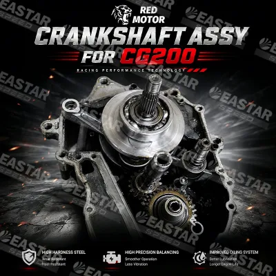 Motorcycle Engine Crankshaft Assy for CG200 Crank Shaft