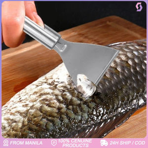 Fish Scalping Scraper Stainless Steel Fish Scale Planer Reusable Scraping Seafood Tools Kitchen