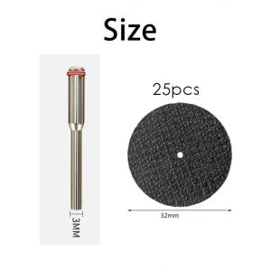 25pcs 32mm Abrasive Cutting Discs Circular Saw Blade for Metal Wood Rotary Tool