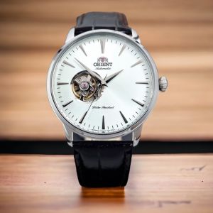 ĐỒNG HỒ NAM CHÍNH HÃNG Orient FAG02005W0 Esteem Gen 2 Automatic Open Heart White Dial Black Leather For Men