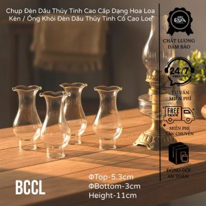 Đèn Dầu Vintage Mini Trang Trí Bàn – Glass Oil Lamp