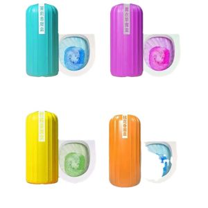 A-G Toilet Deodorization and Cleansing Fragrant Toilet Cleaning Magic Box Foam Cleaner Bathroom Deodorizer Automatic Toilet Cleaner Water Tank Deodorization and Antibacterial Cleaner Safe and Durable Disinfection