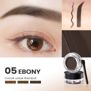 BPOM FOCALLURE Waterproof Eyebrow Cream 5 Colors + Free Brush