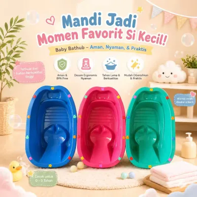 (HARGA TERJANGKAU)BAK MANDI BAYI KARAKTER-POLIN&TEMPAT MANDI ANAK