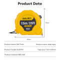Deli Measuring Tape Industrial Tape Measure Heavy Duty And Standard Meter Ruler/Tape/Steel Tape Measure 10m/33ftx25mm. 