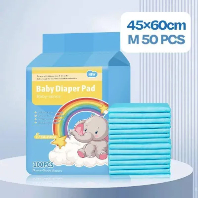 Aoduoyaya 50/100 Pcs Baby Diaper Pad Pee Disposable Stain-Proof Newborn Mattress Waterproof Breathable
